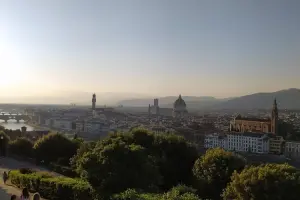 Vista para Florença da Piazza Michelangelo, Itália