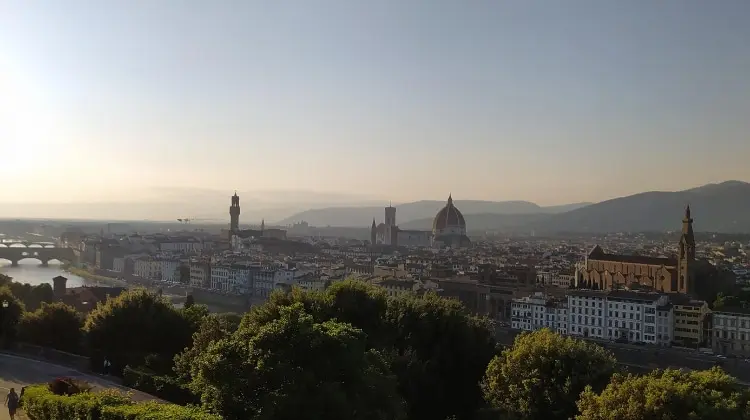 Vista para Florença da Piazza Michelangelo, Itália