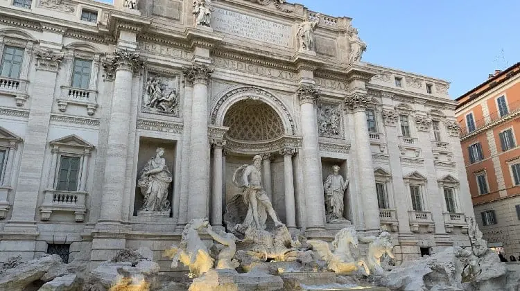Fontana di Trevi, em Roma