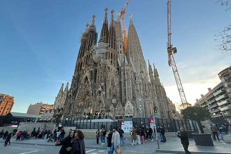 Sagrada Família em Barcelona, Espanha.