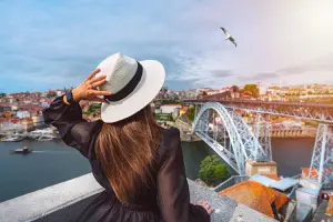Turista no Porto
