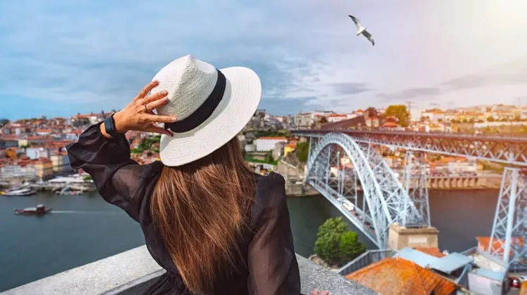 Turista no Porto