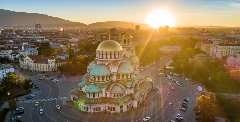 Sofia na Bulgária catedral