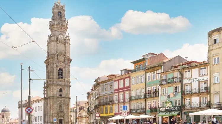 Torre dos Clérigos no Porto