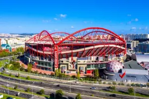 Estádio da Luz, em Lisboa, Portugal.