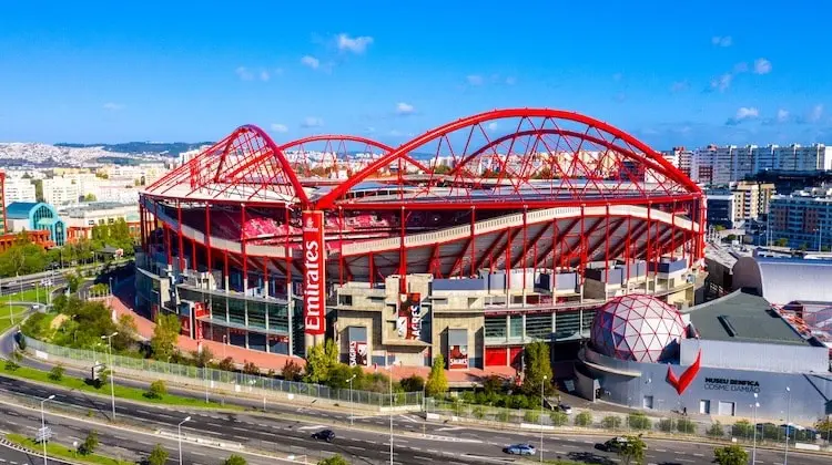 Estádio da Luz, em Lisboa, Portugal.