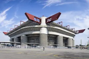 Estádio San Siro, em Milão, na Itália.