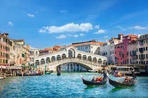 Canal Grande em Veneza, Itália