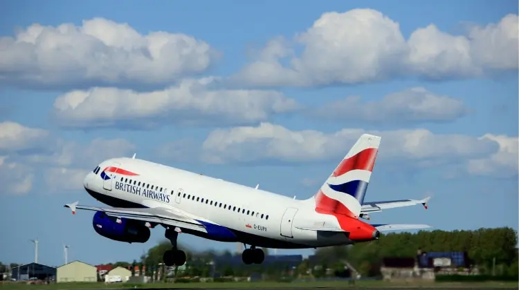 Avião da British Airways