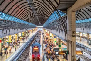 Estação de trem na Espanha