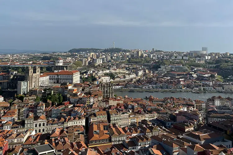 Vista panorâmica da Torre dos Clérigos