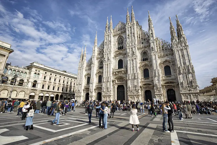 Duomo de Milão, na Itália
