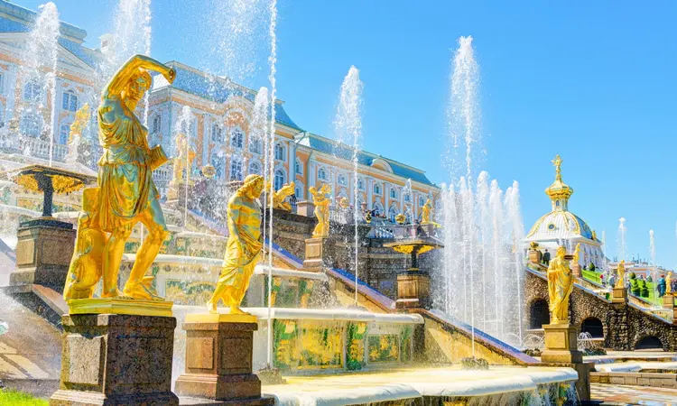 cascata em Peterhof
