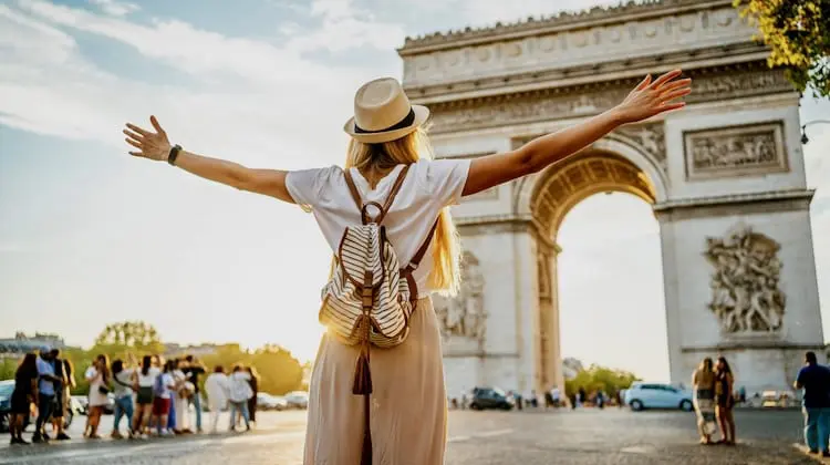 Arco do Triunfo, em Paris