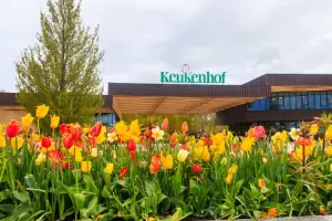 Entrada do Keukenhof.