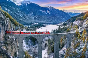 Trem na Suíça um dos melhores países para viajar de trem na Europa