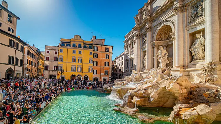 Quanto custa viajar para Roma, na Itália, e ver a Fontana di Trevi
