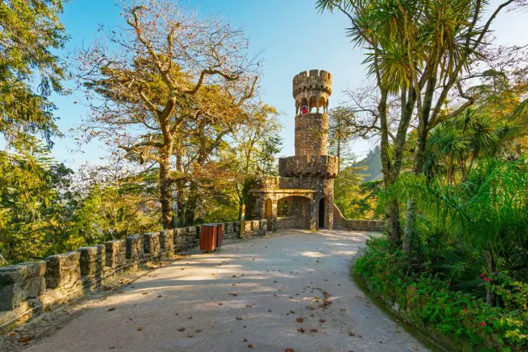 Monumento da Quinta da Regaleria em Portugal. 