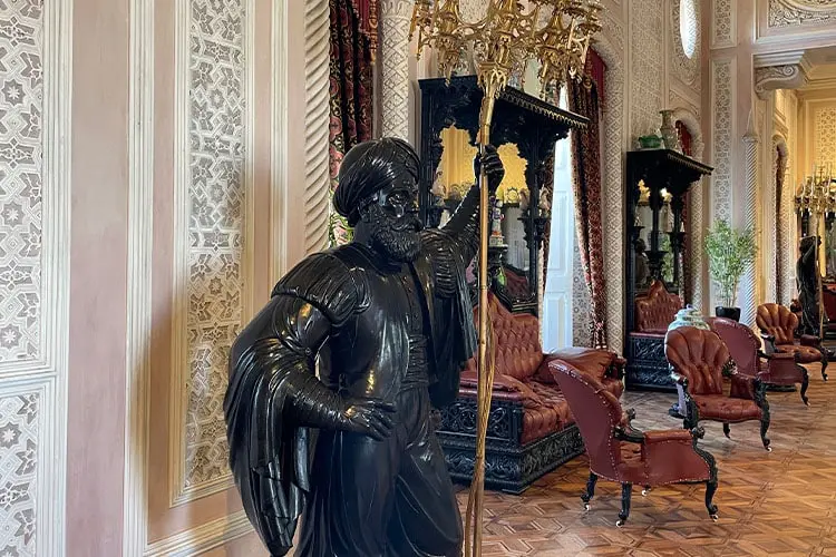 Salão nobre do Palácio da Pena, em Sintra.
