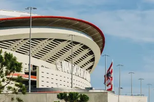 Fachada do Estádio do Atlético de Madrid