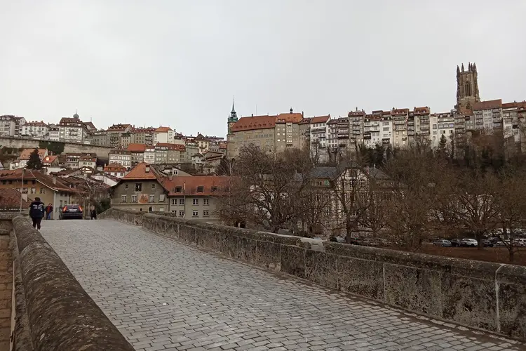Friburgo, na Suíça no outono