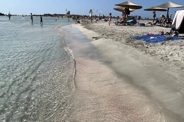 Praia Elafonisi, na ilha de Creta