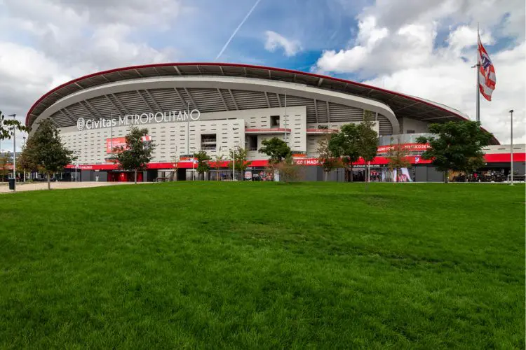Fachada do Estádio do Atlético de Madrid
