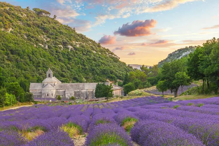 Abadia de Senanque, localizada em Gordes.