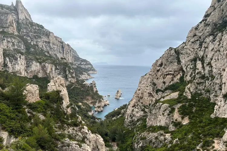Parque Nacional des Calanques, vista panorâmica