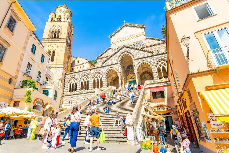 Pessoas em Amalfi