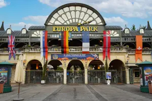 Entrada do Europa Park, em Rust, Alemanha