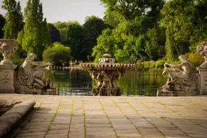Lago do Hyde Park.