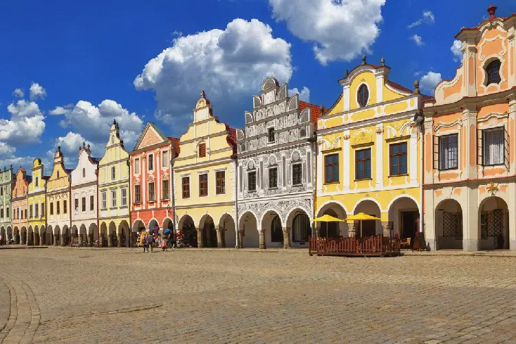 Telc é uma cidade encantadora a cerca de 150km de Praga