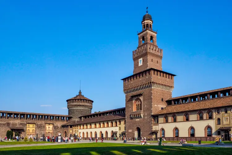 Castello Sforzesco, em Milão