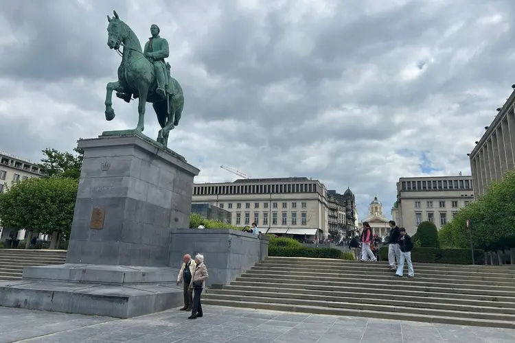 Mont des Arts, praça que fica no centro de Bruxelas.