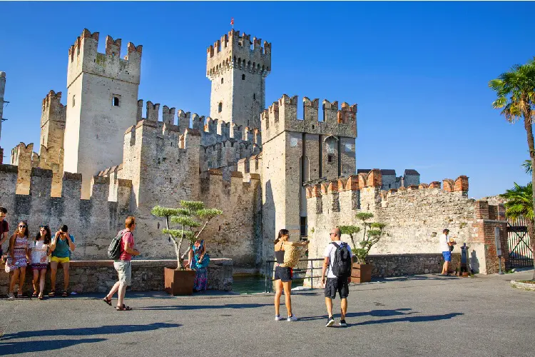 Castelo em cidade italiana