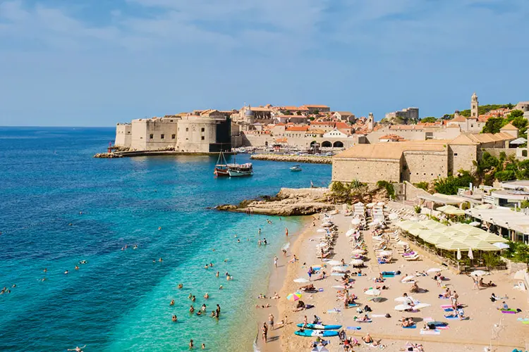 Banje, na costa de Dubrovnik