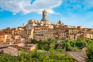 Siena é uma das cidades para um bate e volta de Roma.