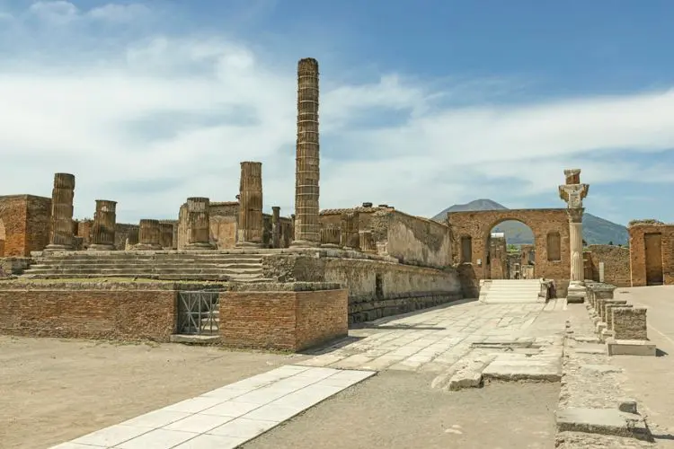 Sítio arqueológico de Pompeia.