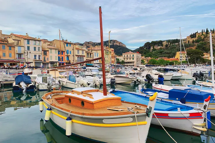 aldeia pesqueira em Cassis na Provence