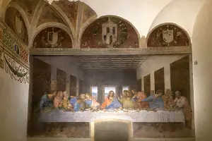 Obra de Leonardo da Vinci, A Última Ceia, em Milão