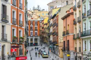 Centro de Madrid durante o dia.