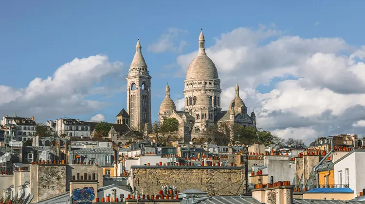 Basílica de Sacré-Cœur em Paris, França