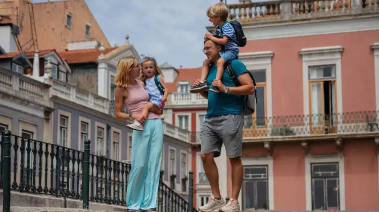 Passeio em família em Lisboa