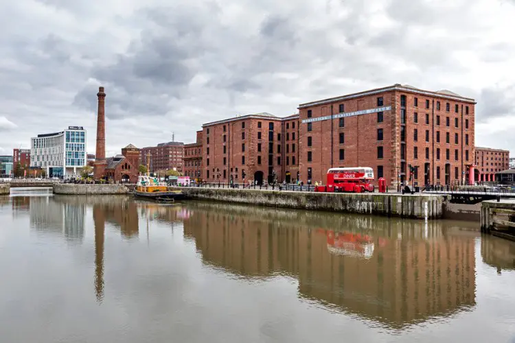 Visão panorâmica de Liverpool.