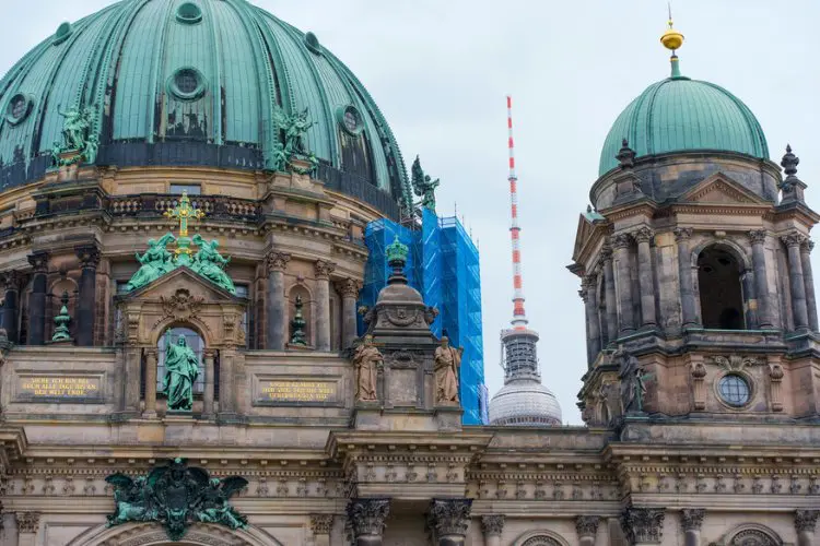 Visão aérea da Cúpula da Berliner Dom