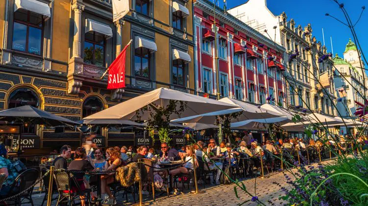 Restairante ao ar livre em Oslo