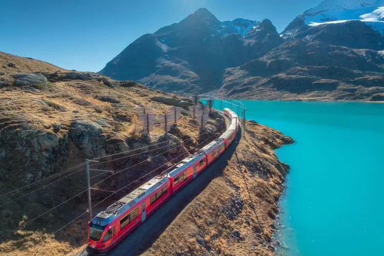 Bernina Express famoso trem para viajar na Europa
