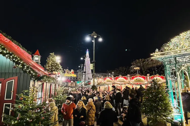 Mercado de Natal de Hamburgo, na Alemanha