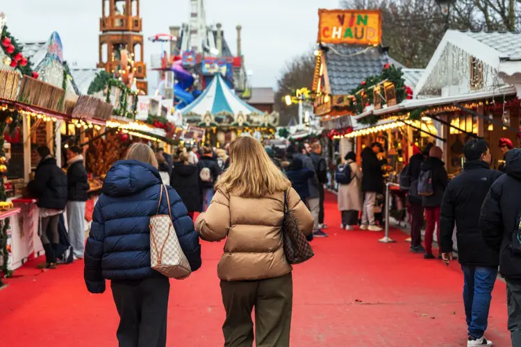 Mercado de Natal em Paris